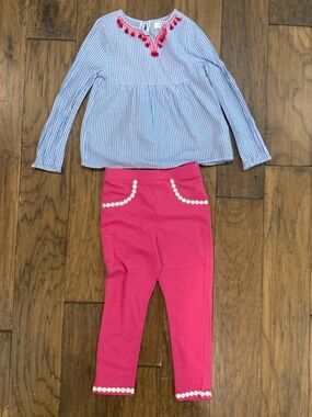 Girls Two Piece Outfit with Tunic Top
